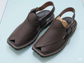 Best premium dark brown Peshawari chappal