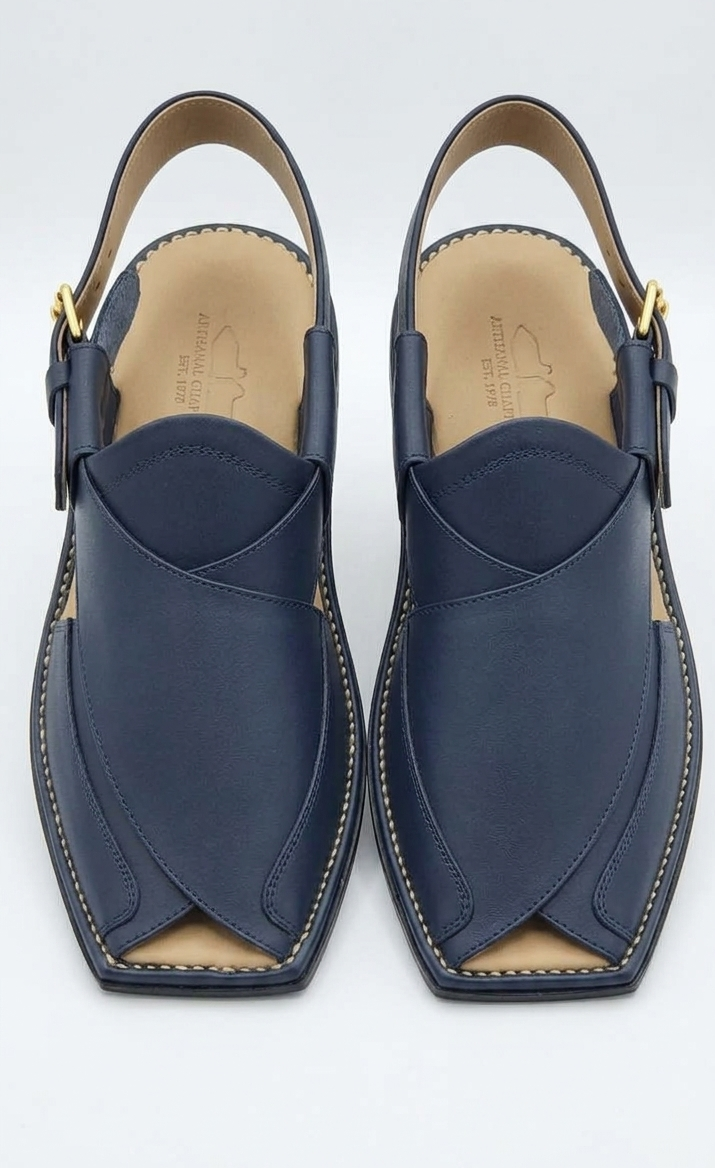 Stylish Black color Peshawari chappal