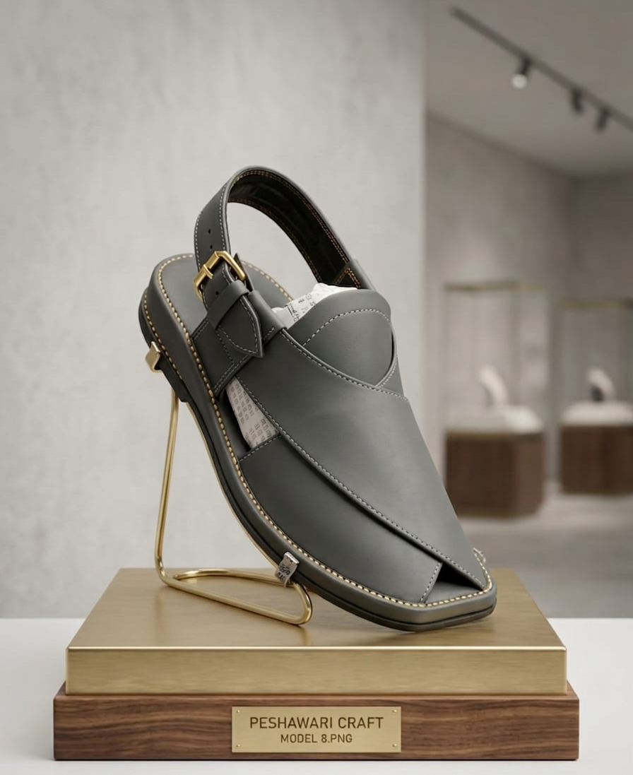 Best Premium Grey Peshawari Chappal for Men