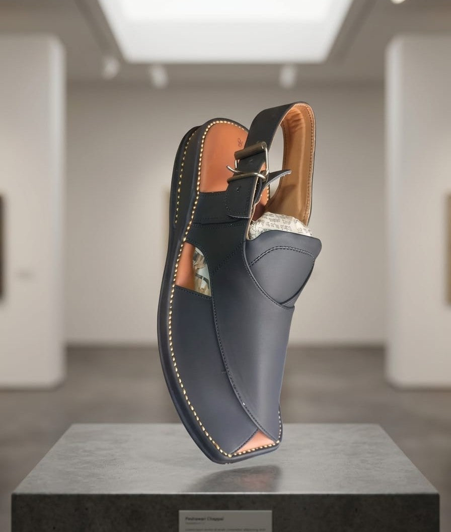 Best Premium Dark Blue Peshawari Chappal for Men