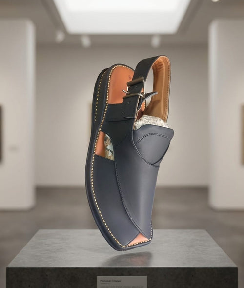 Best Premium Dark Blue Peshawari Chappal for Men